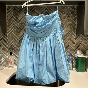 Amanda Uprichard - Oscar dress, size medium, color is robin’s egg